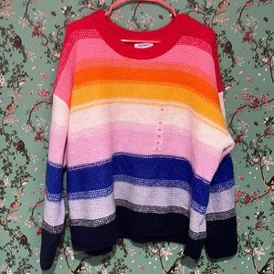 NWT Color Block Crew Neck Sweater